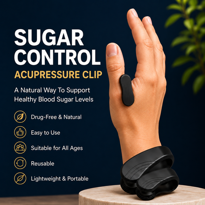 LIVENWELL Premium Acupressure Wellness Clip (Pack of 2) Reusable Pressure Point Finger Clips
