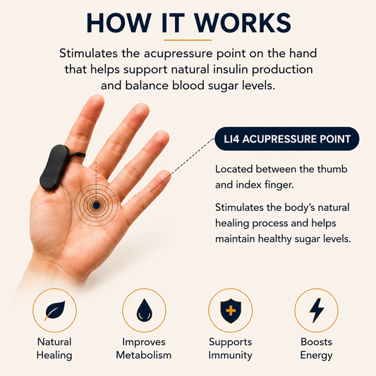 LIVENWELL Premium Acupressure Wellness Clip (Pack of 2) Reusable Pressure Point Finger Clips