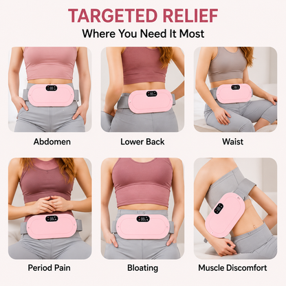 Livenwell Portable Cordless Heating Pad for Menstrual Cramps Relief
