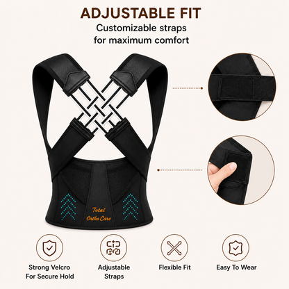 LIVENWELL Posture Corrector Belt for Men & Women