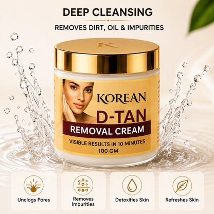 Korean D-Tan Removal Cream (Pack of 2)